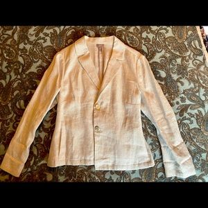 J.Jill Linen Metallic Blazer - beautiful sparkle